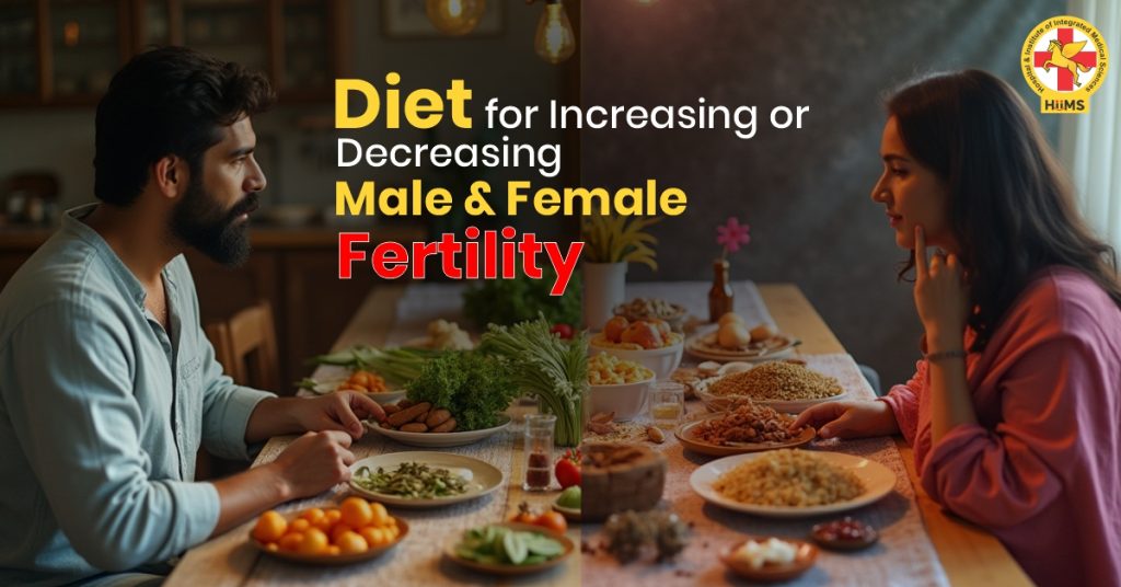 Diet for Increasing or Decreasing Male & Female Fertility