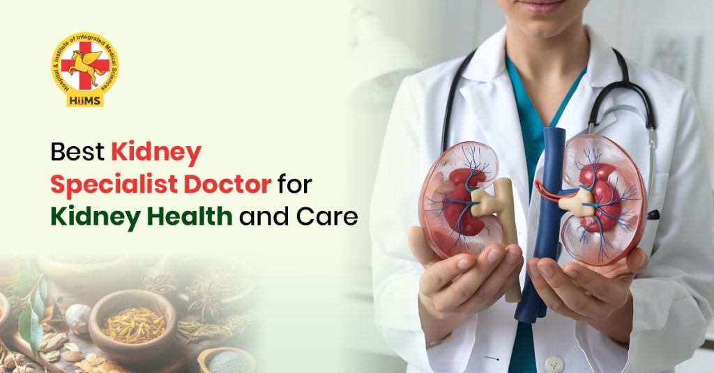 Kidney specialist doctor checking patient reports