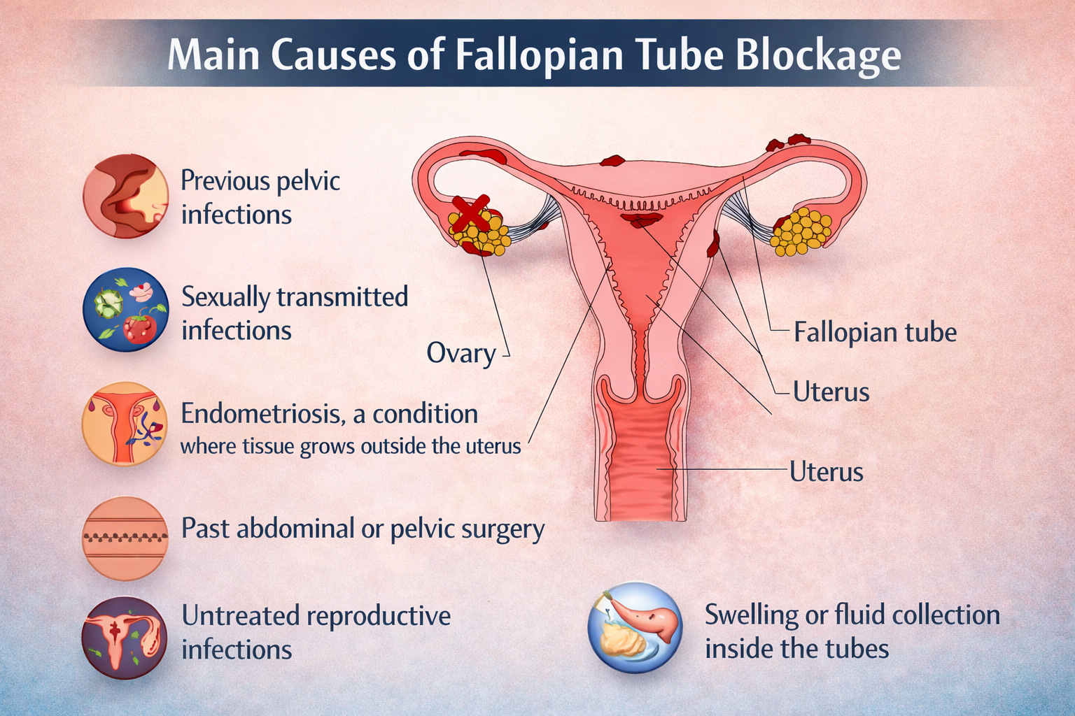 Causes of Fallopian Tube Blockage