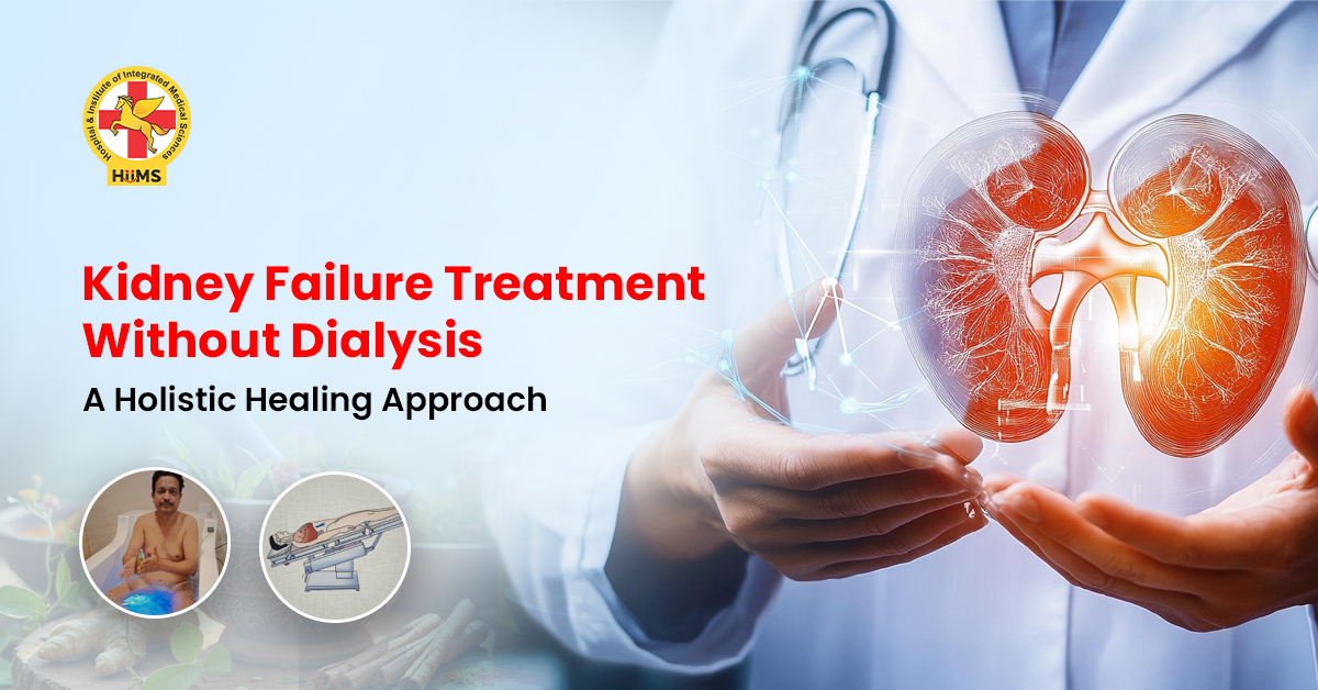 Natural kidney failure treatment without dialysis approach