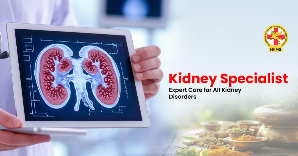 Kidney specialist checking patient reports for chronic kidney disease