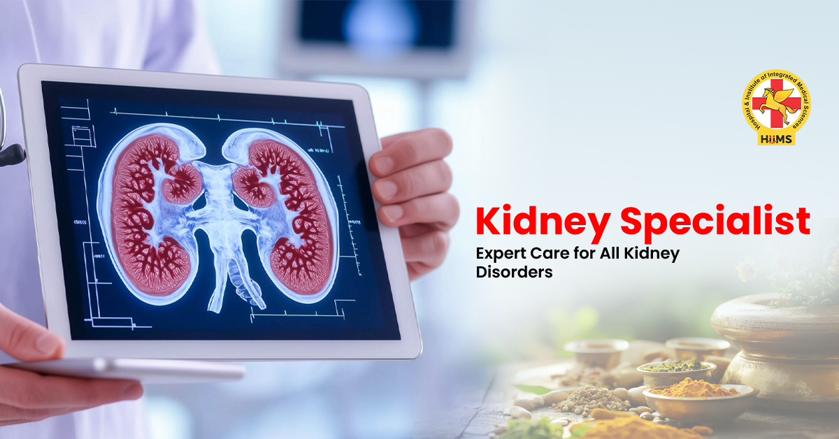 Kidney specialist checking patient reports for chronic kidney disease