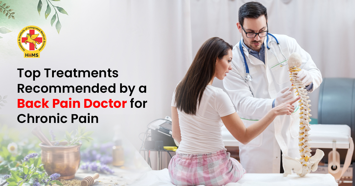 Expert back pain doctor providing treatment consultation