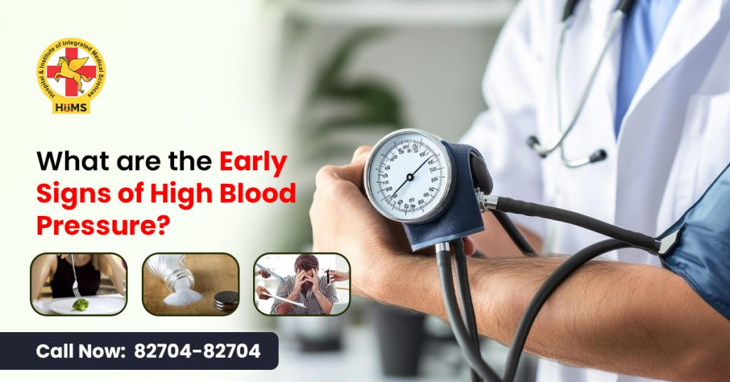 early signs of high blood pressure
