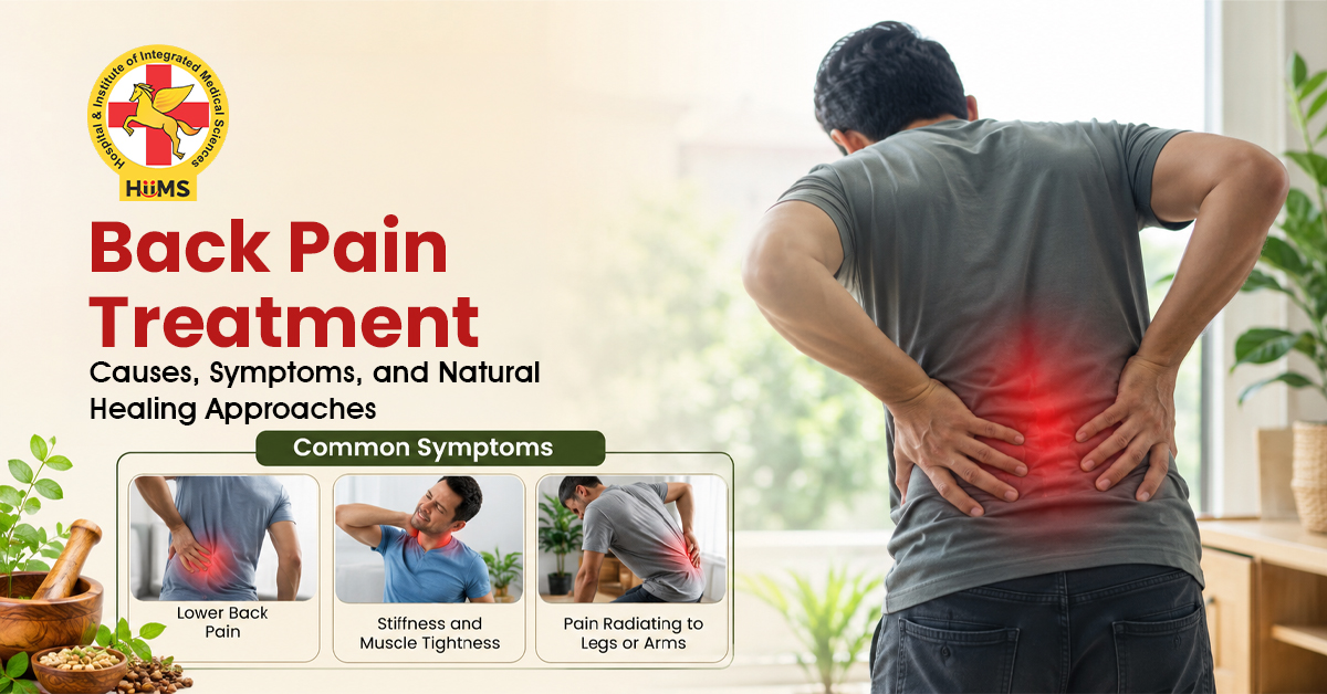 Back Pain Treatment with natural Ayurvedic therapies at Jeena Sikho HiiMS