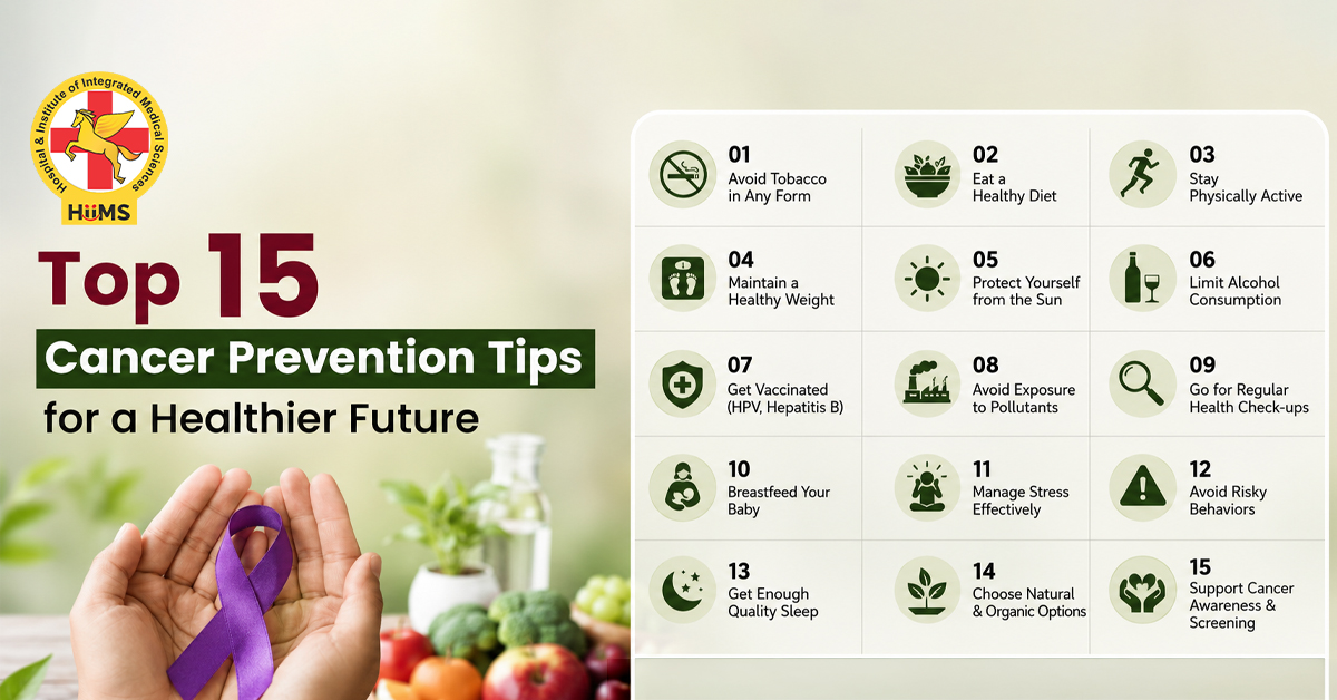 Healthy Lifestyle for Cancer Prevention