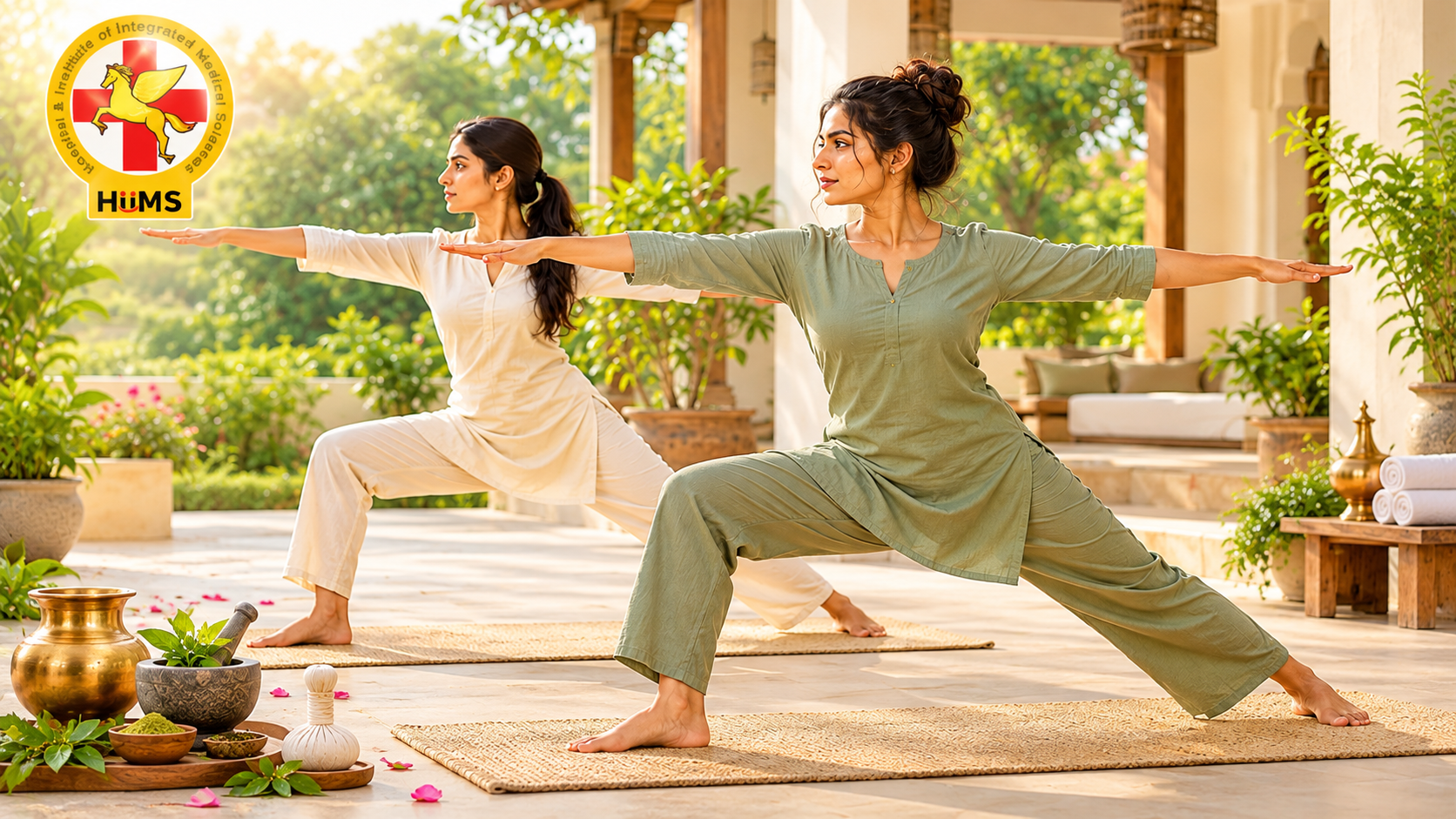Ayurvedic Courtyard Yoga Wellness