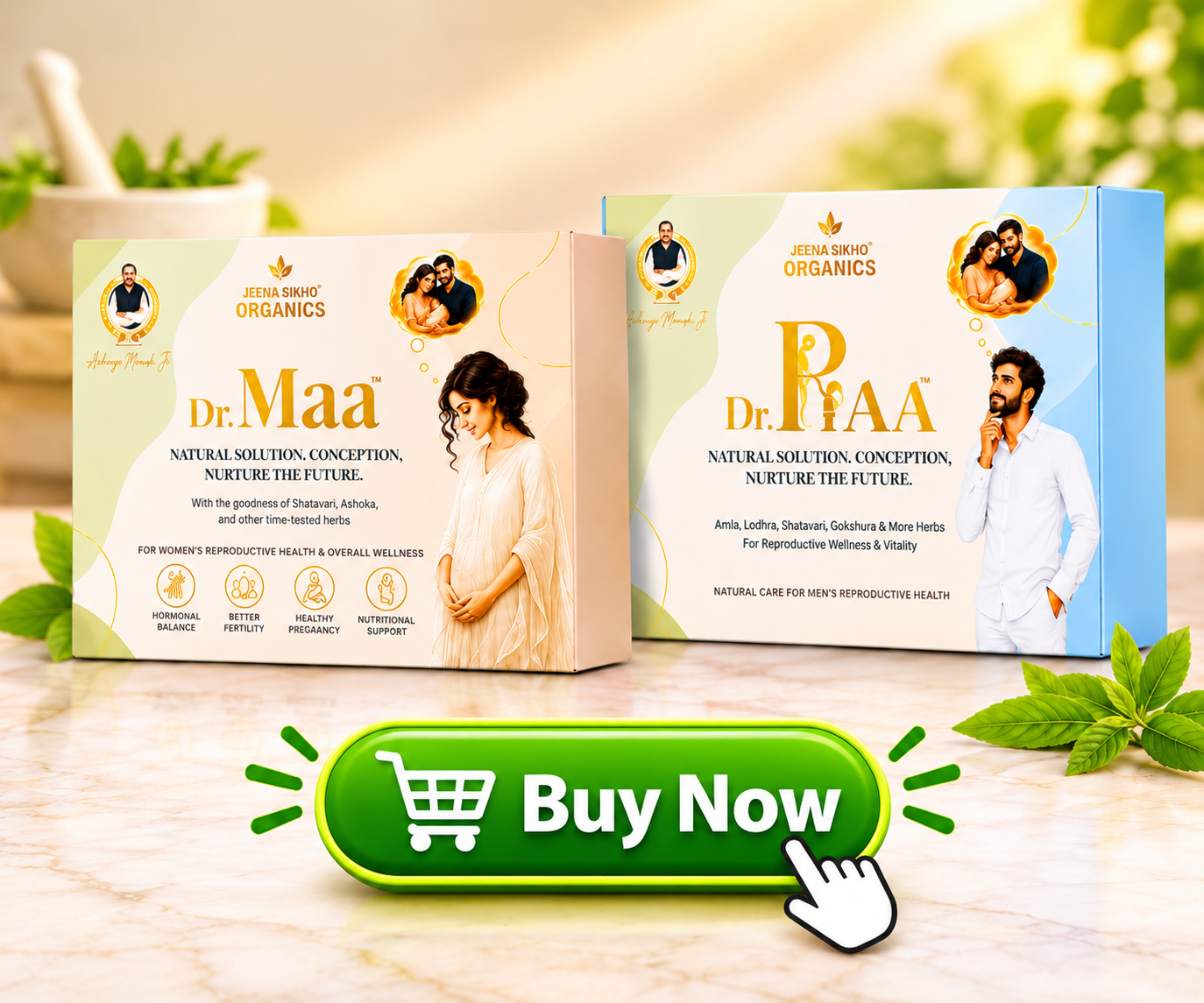 Ayurvedic Wellness Products with Buy Now Button