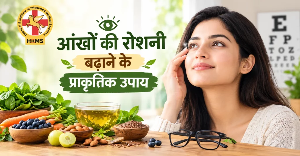 आंखों की रोशनी बढ़ाने के प्राकृतिक उपाय