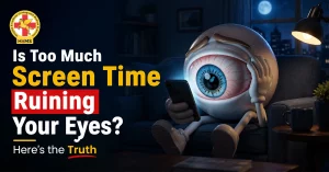 screen time and eye damage