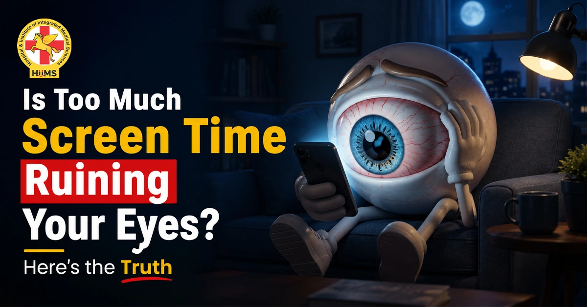 screen time and eye damage