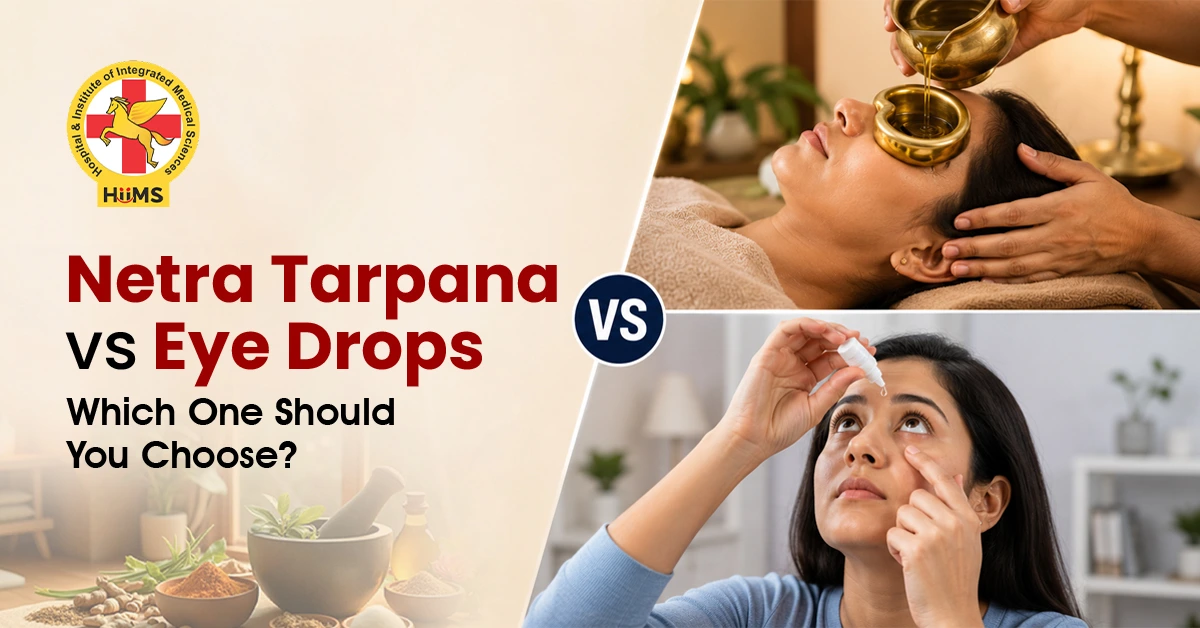 Netra Tarpana vs Eye Drops