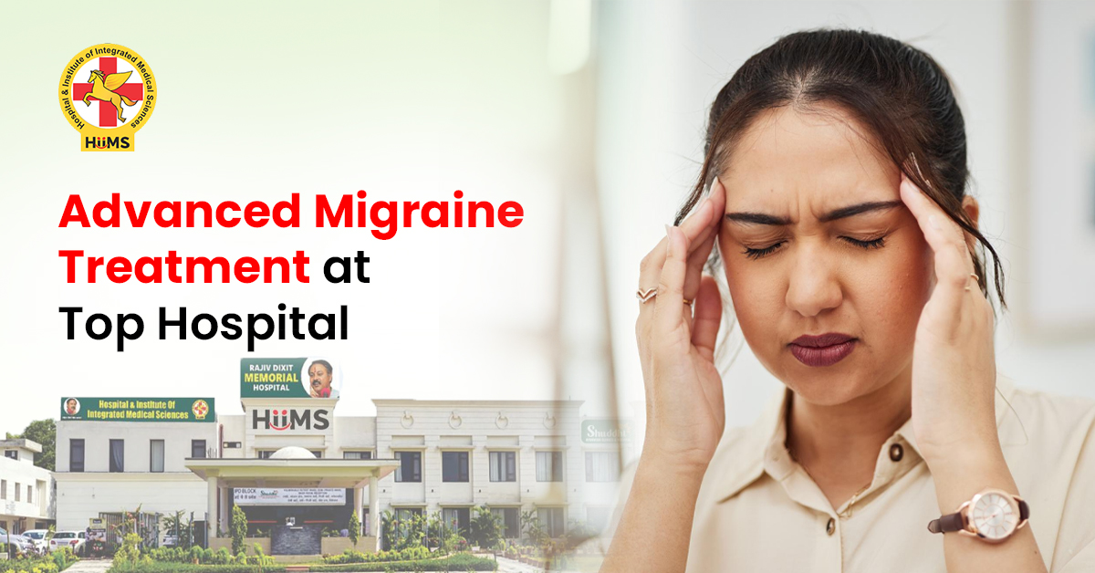 Migraine treatment at Jeena Sikho HiiMS using natural and holistic healing therapies
