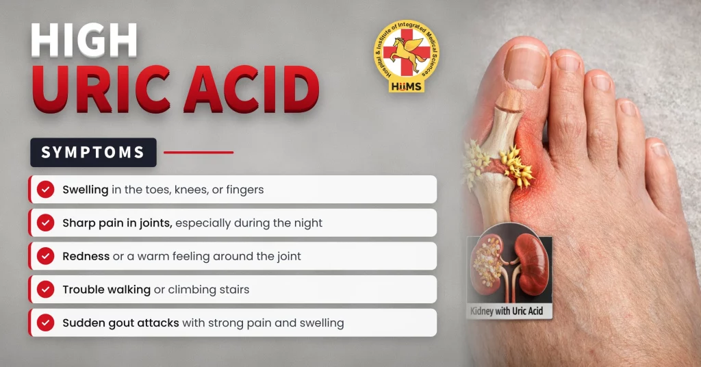 High Uric Acid Symptoms