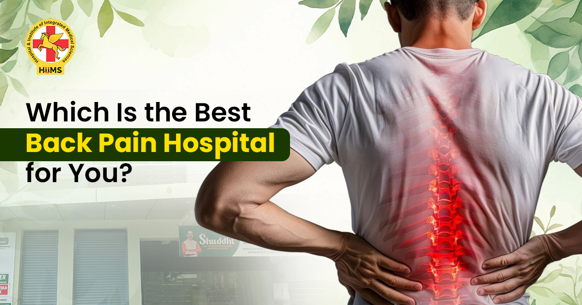 Back pain doctor examining patient’s spine