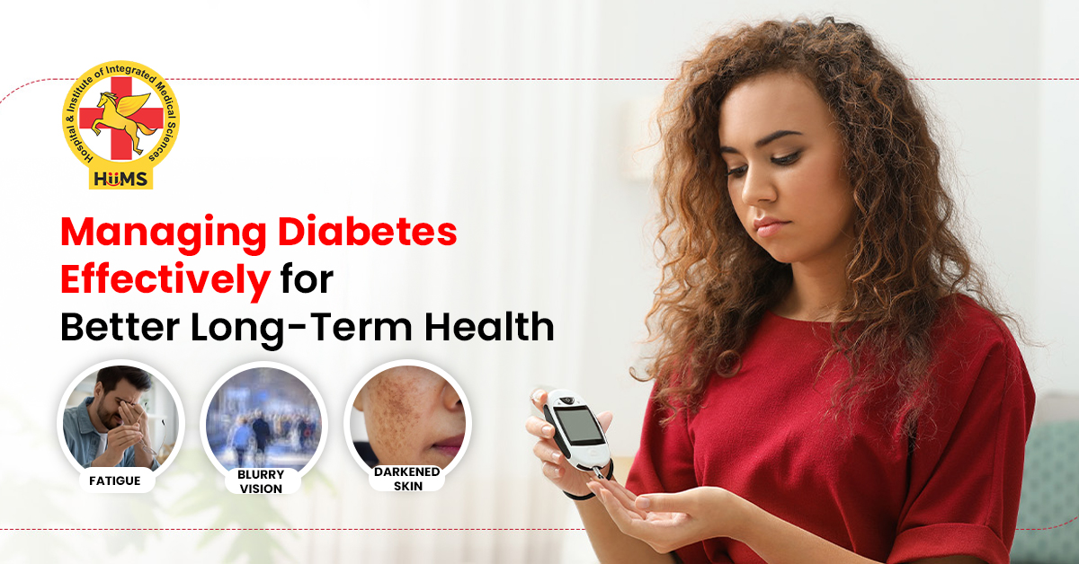 Diabetes management treatment at Jeena Sikho HiiMS Hospital Chennai