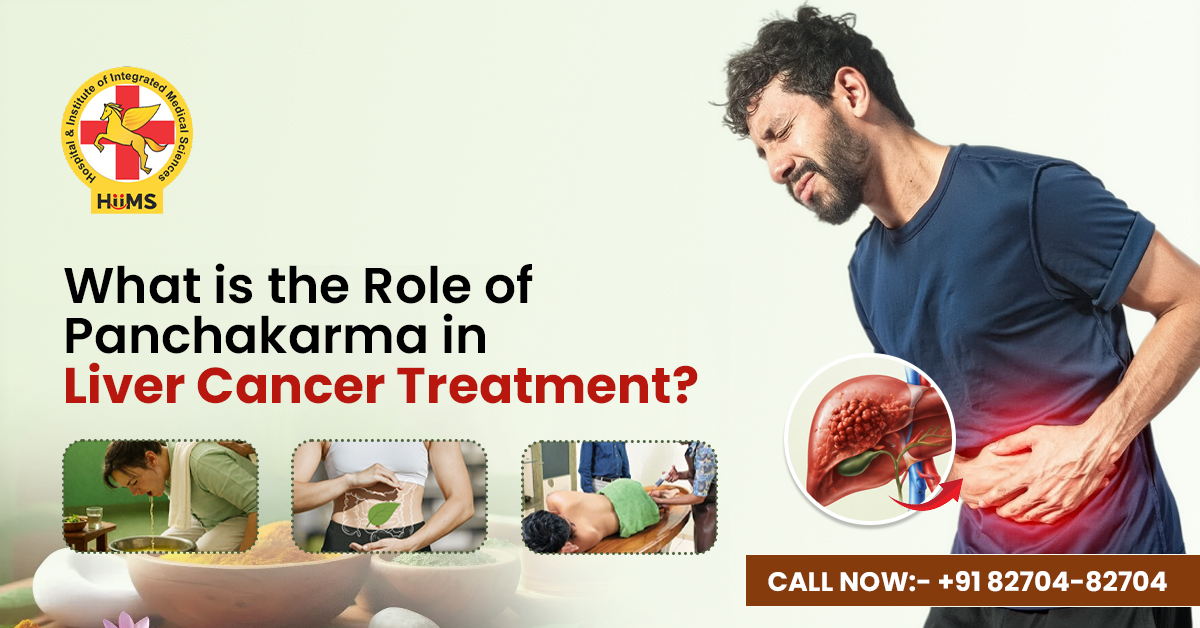 Ayurvedic Panchakarma therapy for supportive liver cancer treatment at Jeena Sikho HiiMS
