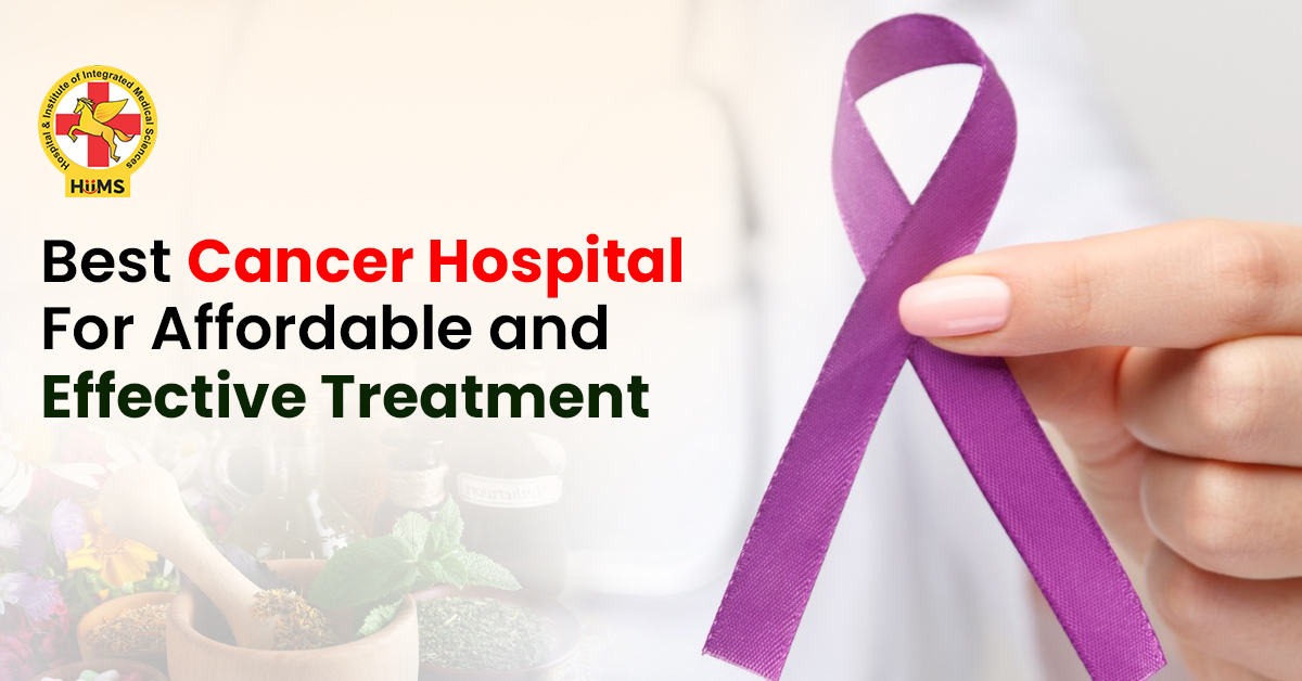 Cancer hospital providing advanced cancer treatment and compassionate patient care.