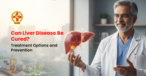 Liver Disease awareness showing affected liver and symptoms for better understanding and treatment care