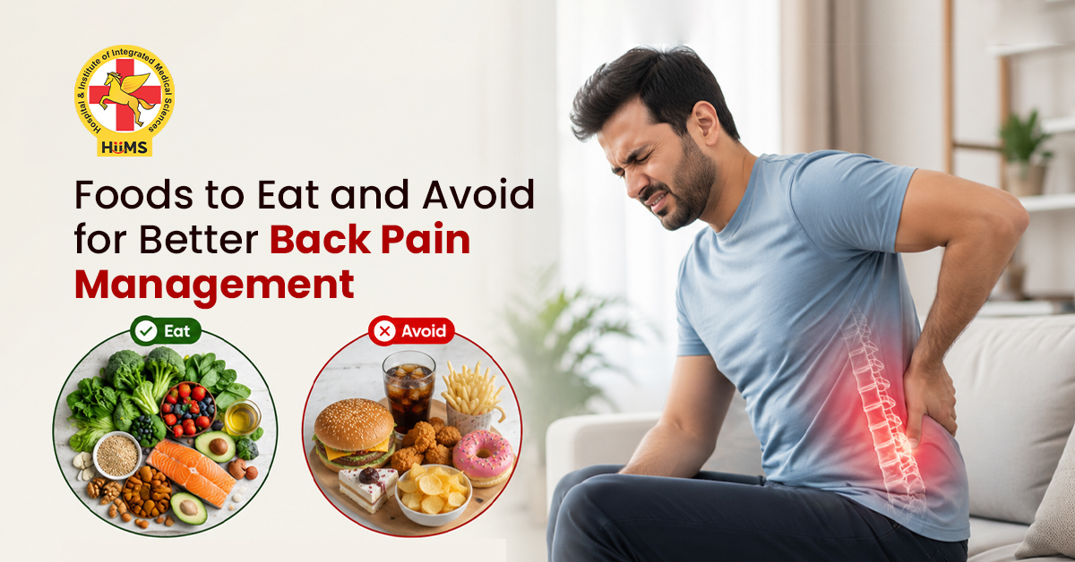 Better Back Pain Management with an anti-inflammatory diet and Ayurvedic therapies at Jeena Sikho HiiMS Indore