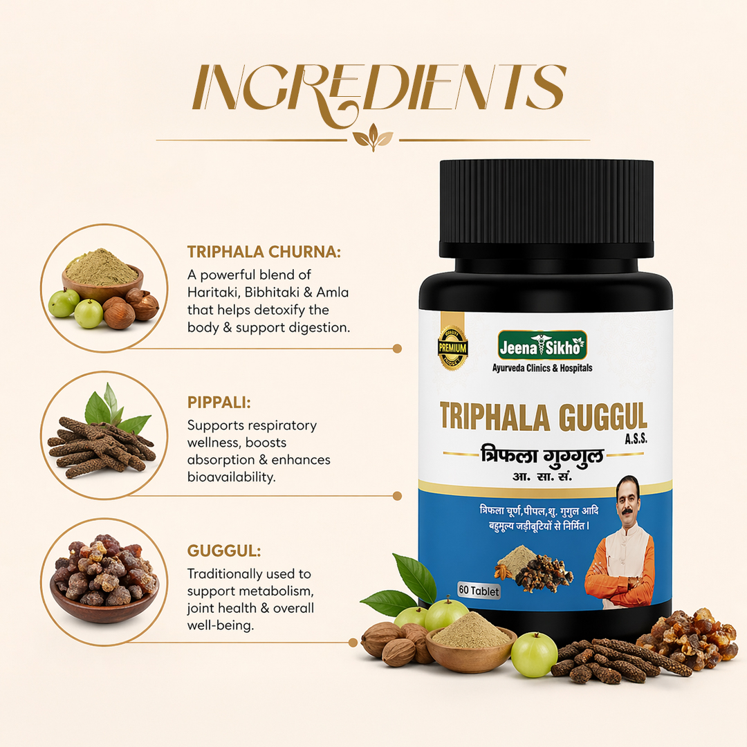Triphala Guggul Tablets INGREDIENT