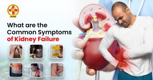 What are the common symptoms of kidney failure