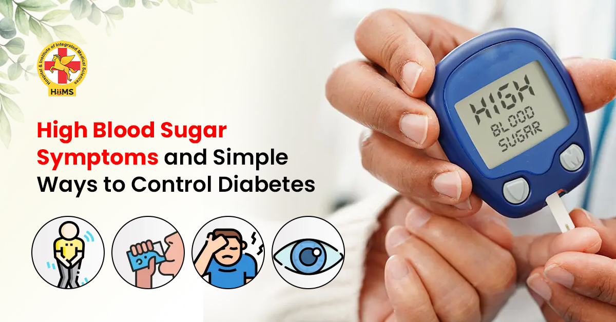 symptoms of high blood sugar