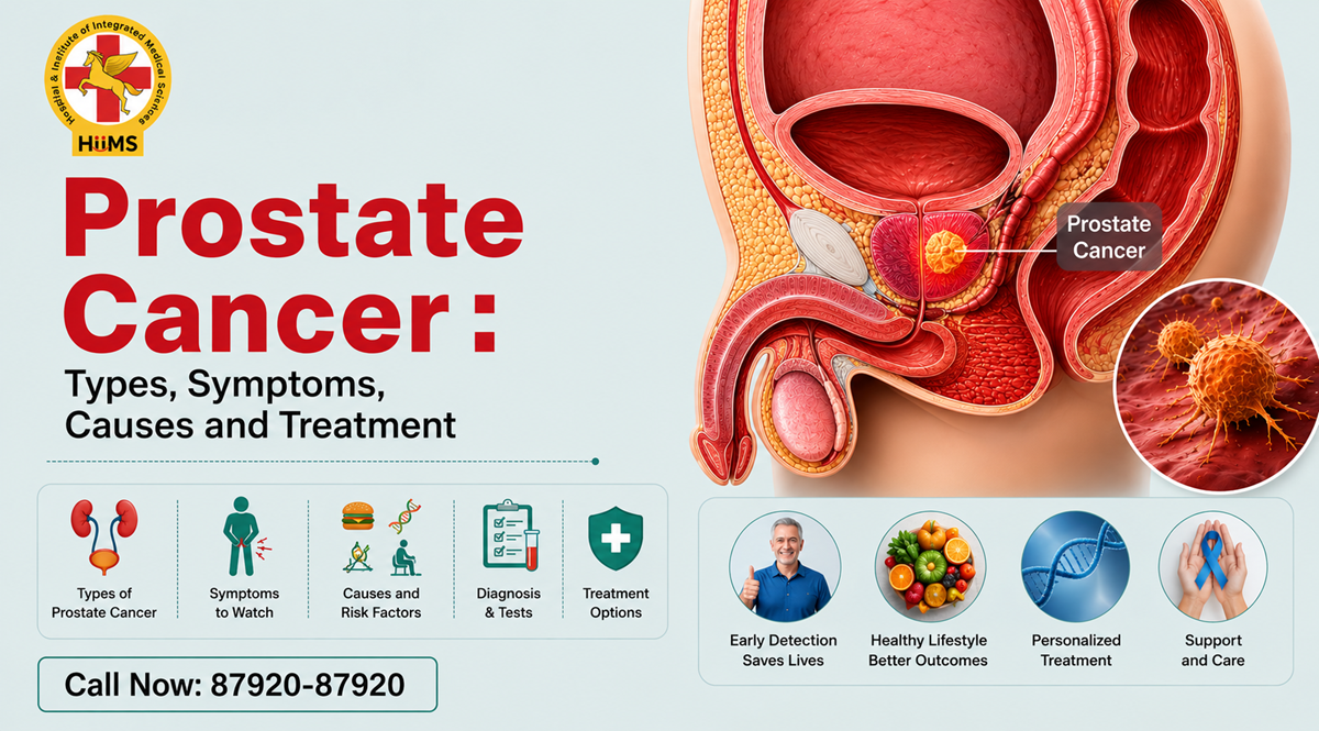 Prostate Cancer : Types, Symptoms, Causes and Treatment