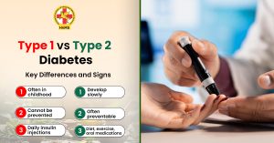 type 1 vs type 2 diabetes