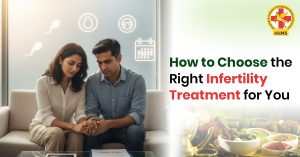 Infertility treatment consultation with specialist doctor