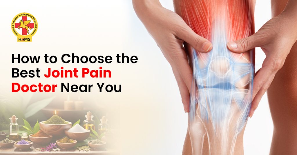 Joint pain doctor providing consultation and treatment for knee, back, and shoulder pain
