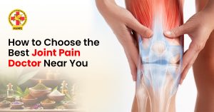 Joint pain doctor providing consultation and treatment for knee, back, and shoulder pain