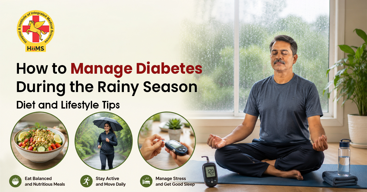 manage diabetes during rainy season