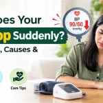 Why Does Your BP Drop Suddenly? Symptoms, Causes & Care Tips