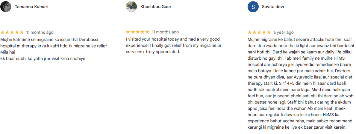 migraine reviews